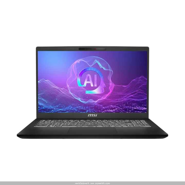 MSI Modern 15 H AI C2HMG-265 - 15,6" FHD Display, Intel Core Ultra 7 255H, 16GB DDR5 RAM, 512GB SSD, Windows 11 Home
