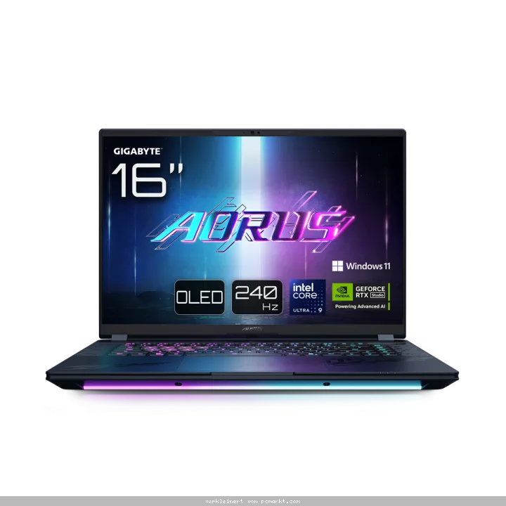 GIGABYTE AORUS MASTER 16 BZHC6DEE65SP - 16" QHD+ OLED 240 Hz Display, Intel Core Ultra 9 275HX, 32GB RAM, 2TB SSD, NVIDIA GeForce RTX 5090, Windows 11