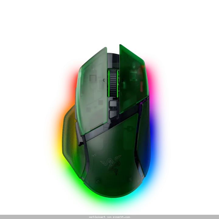 Razer Basilisk V3 Pro 35K Phantom Edition - Voll anpassbare kabellose ergonomische RGB-Gaming-Maus mit 13-Zonen RGB Beleuchtung