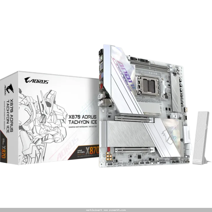 GIGABYTE X870 AORUS Tachyon ICE Mainboard Sockel AM5