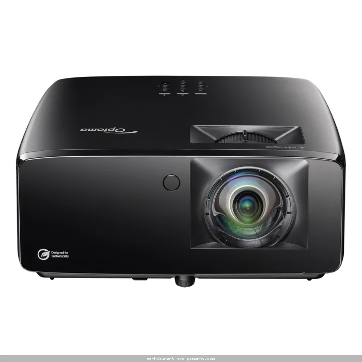 Optoma UHZ36STe 4K Laser Beamer Kurzdistanz mit 4.000 ANSI Lumen 4K UHD Dura Core Laser Technologie, HDR, Bildeinstellungen über Mobilgerät anpassbar,
