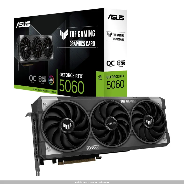 ASUS TUF Gaming GeForce RTX 5060 8G OC - 8GB GDDR7, HDMI, 3x DP