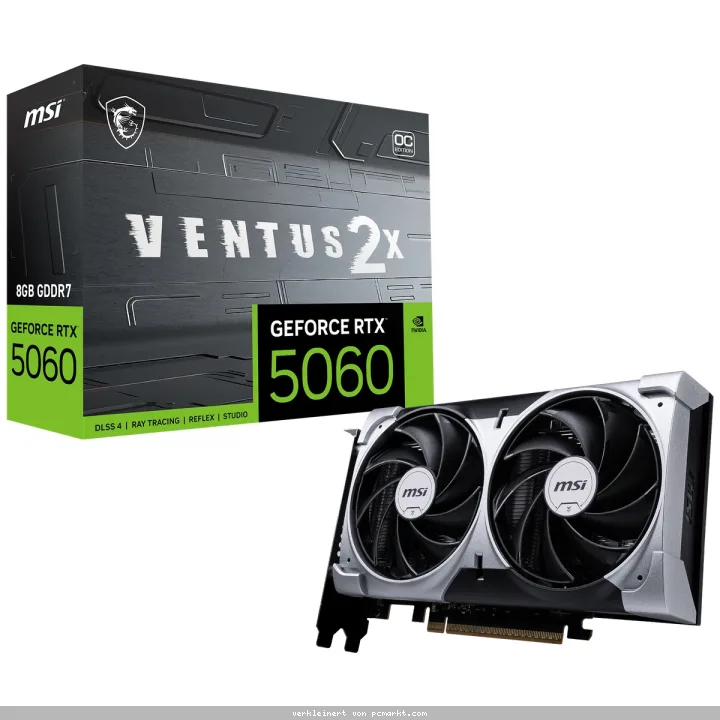 MSI GeForce RTX 5060 8G VENTUS 2X OC V1 - 8GB GDDR7, HDMI, 3x DP