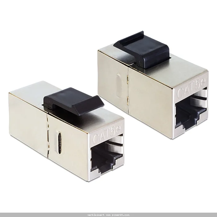 Delock Keystone Netzwerk Modul [RJ45 Buchse > RJ45 Buchse, Cat.5e]