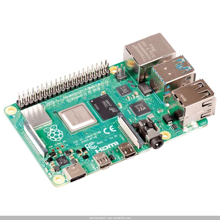 Raspberry Pi 4 Modell B 8GB | ARM Cortex-A72 4x 1,50GHz, 8GB RAM, WLAN, Bluetooth, LAN, 4x USB