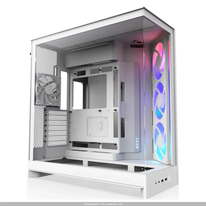 NZXT H9 FLOW RGB (2025) weiß | PC-Gehäuse