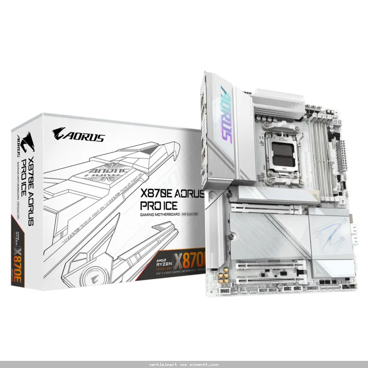 GIGABYTE X870E AORUS Pro ICE Mainboard Sockel AM5