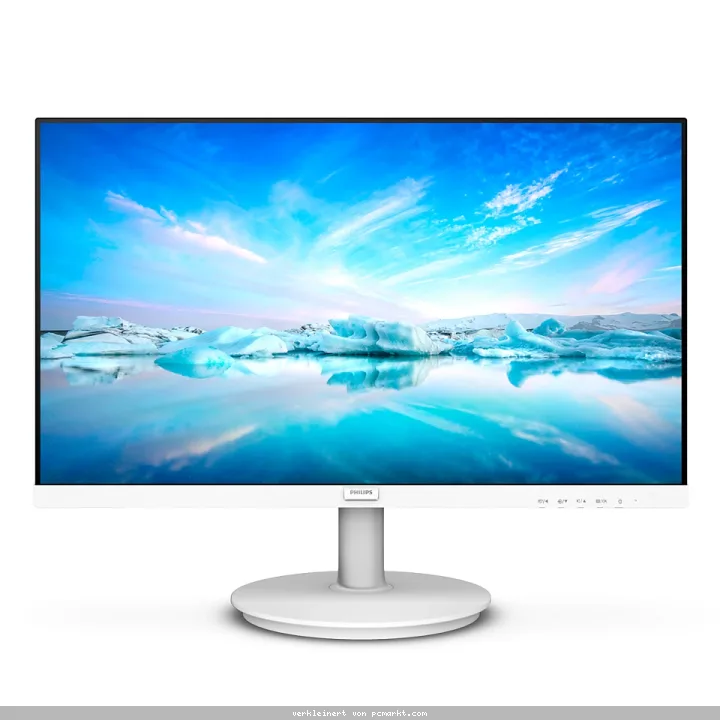 Philips 241V8AW 24 Zoll FHD Monitor, Lautsprecher (1920x1080, 75 Hz, VGA, HDMI) Weiss