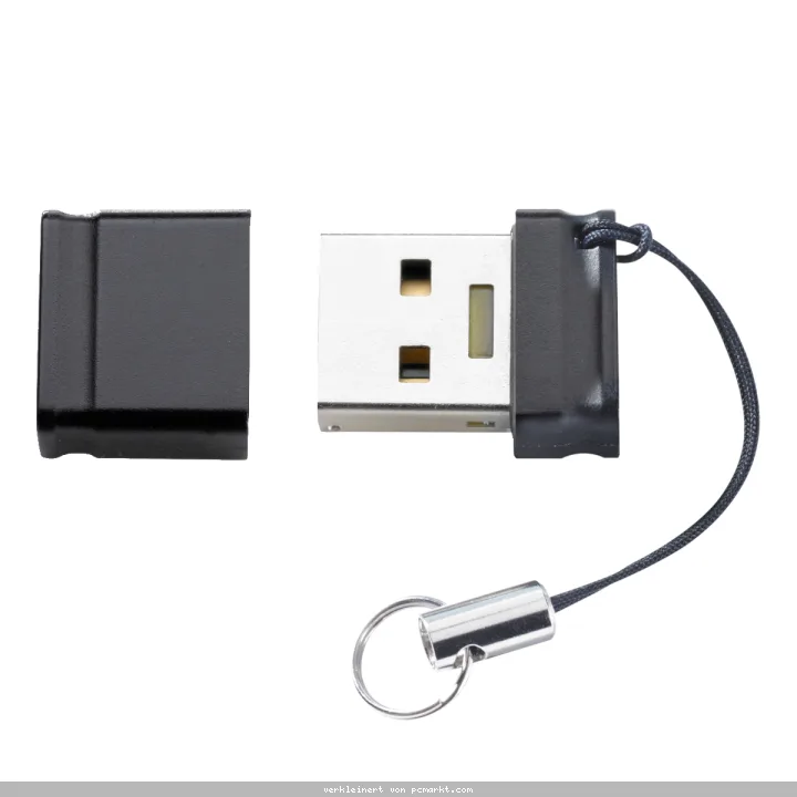Intenso Slim Line Typ-A 64GB USB-Stick Mit Schutzkappe, Öse, bis zu 35 MB/s, USB 3.2 Gen 1x1 (5 Gbit/s)