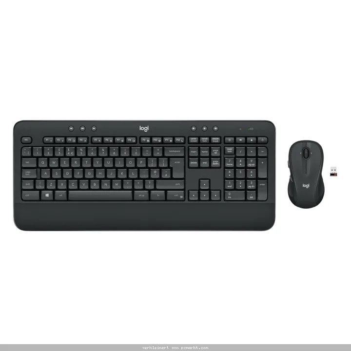 Logitech MK545 Advanced, US-Layout, Kabelloses Tastatur-Maus-Set, USB-Empfänger