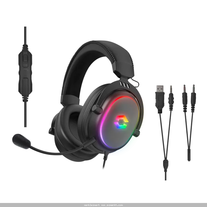 Speedlink CONUX RGB Stereo Gaming Headset - für PC/PS5/PS4/ Xbox Series X/S/Switch 2/Switch/OLED/Lite , schwarz