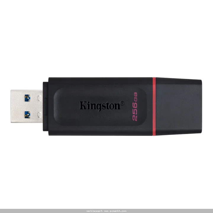 Kingston DataTraveler Exodia Typ-A 256GB USB-Stick Mit Schutzkappe, bis zu 100 MB/s, USB 3.2 Gen 1x1 (5 Gbit/s)