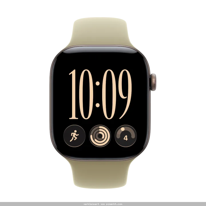 Apple Watch Series 12 46mm - Dunkelbronze Aluminium Case Oliv Sport Band - M/L