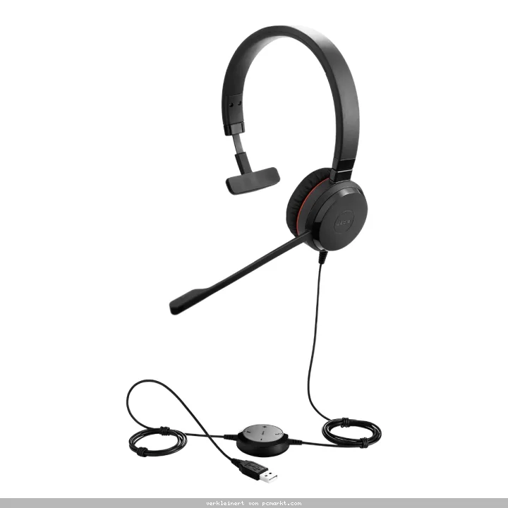 Jabra Evolve 30 II Headset, Mono, USB, 3,5mm Klinke, Optimiert für Unified Communication