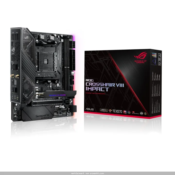 ASUS ROG Crosshair VIII Impact Gaming Mainboard Sockel AM4