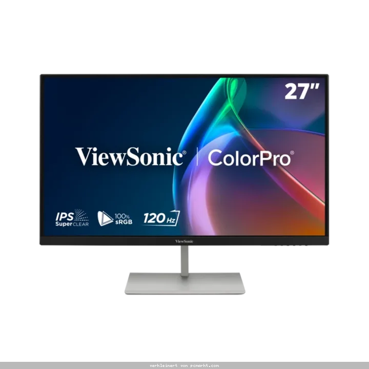 ViewSonic VP2766-2K Grafik Monitor, schwarz 68,58cm (27 Zoll) QHD, 16:9, 5ms, IPS, 350 cd/m², 120Hz, HDR10, USB-C, 2x 3W Lautspr