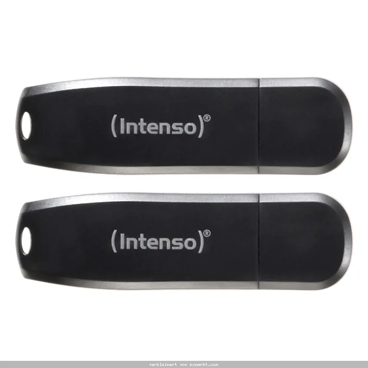 Intenso Speed Line Typ-A 128GB USB-Stick 2er Pack Mit Schutzkappe, bis zu 70 MB/s, USB 3.2 Gen 1x1