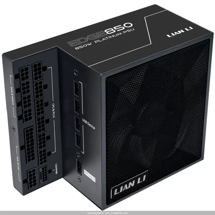 Lian Li EDGE PLATINUM 850W ATX 3.1 schwarz | PC-Netzteil