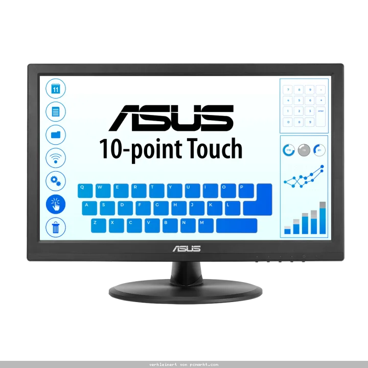ASUS VT169HE 15,6 Zoll - Touch Office Monitor 39,6cm (15,6"), FHD, IPS, 60Hz, HDMI, VGA