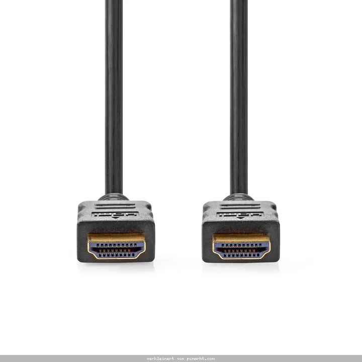 Nedis High Speed HDMI ™ Kabel mit Ethernet | HDMI™ Stecker - HDMI™ Stecker | 4K@30Hz | ARC | 10.2 Gbps | 5.00 m | Rund | PVC | Schwarz | Box