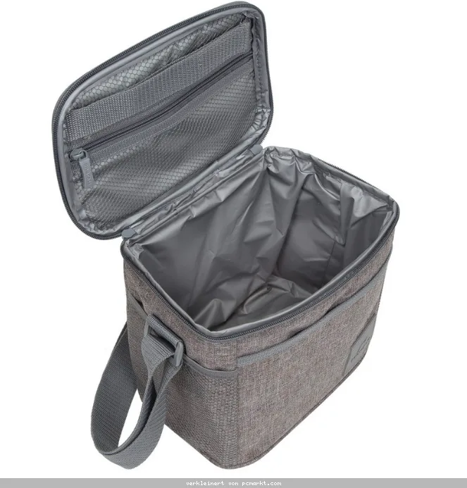 Rivacase Kühltasche, grau, 5,5 Liter