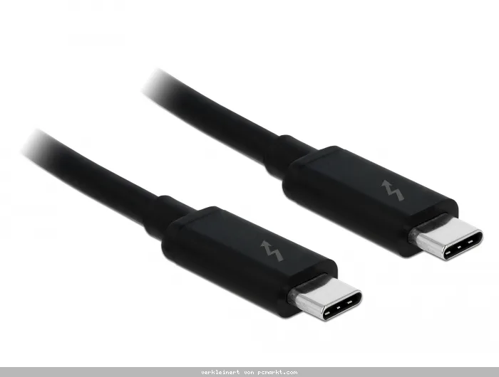 Delock Kabel Thunderbolt USB-C Kabel zu USB-C Kabel (20 Gb/s) 1m