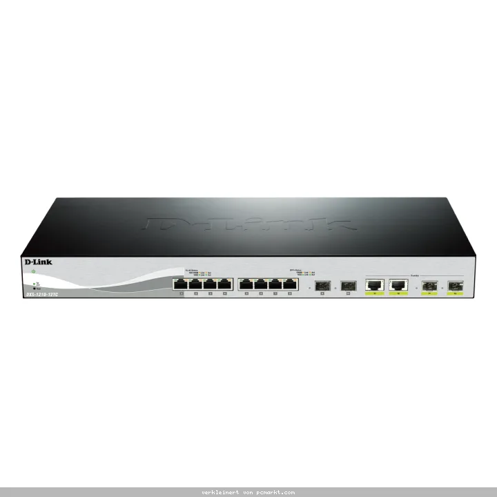 D-Link DXS-1210-12TC Smart Managed Switch 8x 10 Gbit/s Ethernet, 2x 10 Gbit/s SFP+, 2x 10GbE/SFP+ Combo
