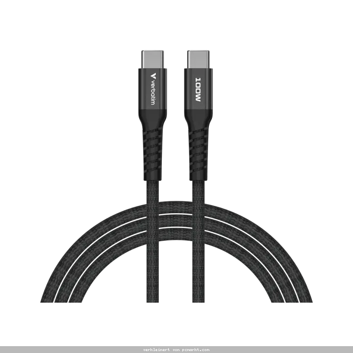 VERBATIM Sync & Charge USB-C zu USB-C 100W Magnetkabel 120 cm