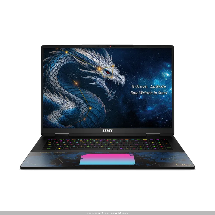 MSI Titan 18 HX Dragon Edition Draco Epic A2WJ-1444Y - 18" UHD+ MiniLED 120Hz Display, Intel Core Ultra 9 290HX, 64GB DDR5 RAM, 4TB SSD, NVIDIA GeForc