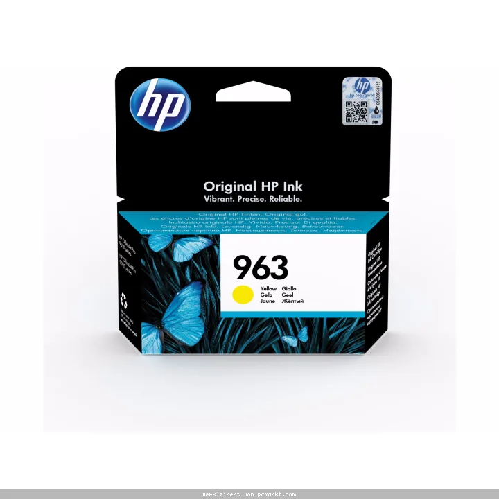 HP 963 (3JA25AE) Original Druckerpatrone Gelb Kompatibilität: HP OfficeJet Pro 900er Serie