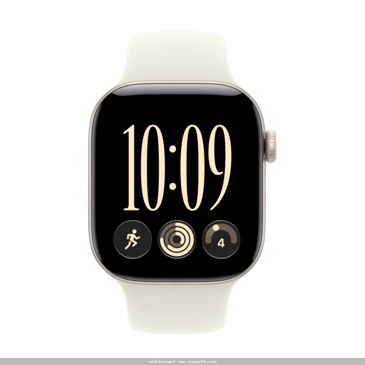 Apple Watch Series 12 42mm - Lichtgold Aluminium Case Sand Sport Band - M/L