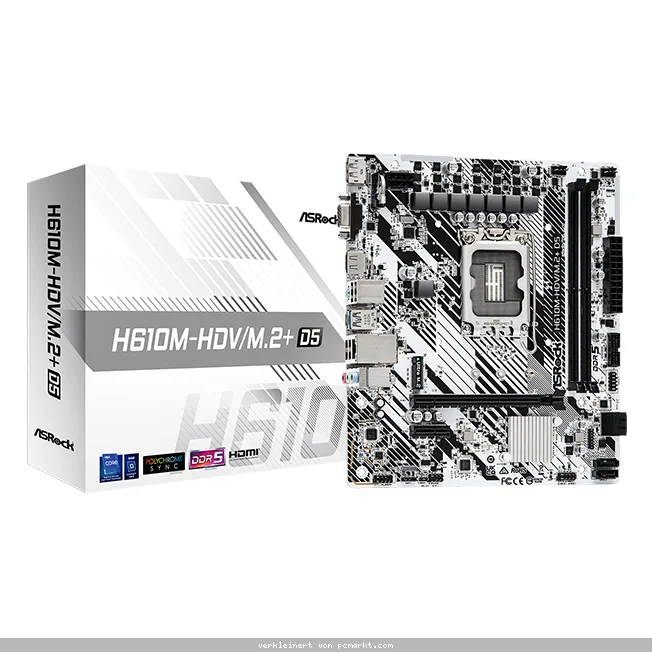 ASRock H610M-HDV/M.2+ D5 Mainboard