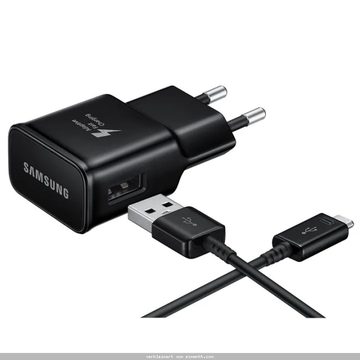Samsung Schnellladegerät EP-TA20E, schwarz [inkl. USB-C Ladekabel]