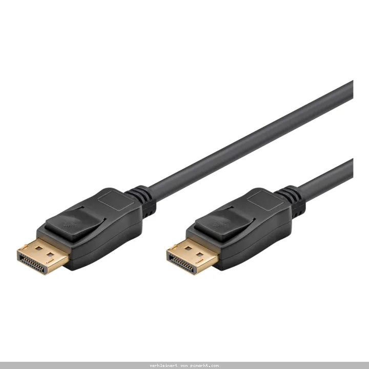 Goobay DisplayPort™ Verbindungskabel 1.4, 1 Meter, DisplayPort™-Stecker > DisplayPort™-Stecker, 8K @ 60 Hz