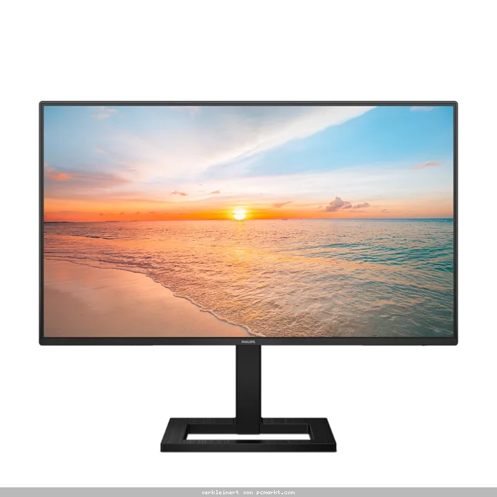 Philips 24E1N1300AE 24 Zoll Full HD Monitor, Lautsprecher, höhenverstellbar (1920x1080, 100 Hz, HDMI, USB-C (65W PD), USB Hub) schwarz