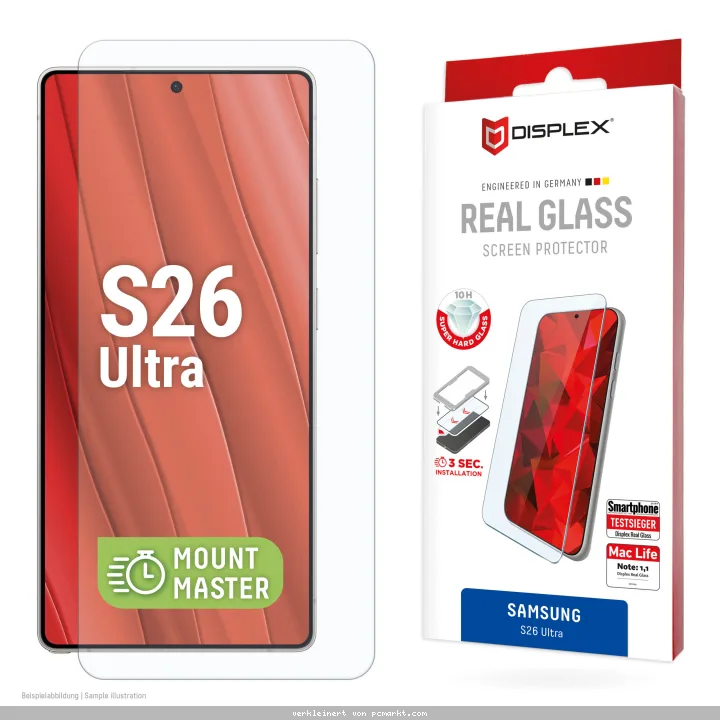 DISPLEX Schutzfolie Panzerglas für Samsung Galaxy S26 Ultra