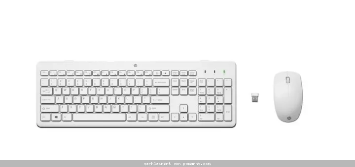 HP 230 kabellose Maus-Tastatur-Kombo ,weiß, DE