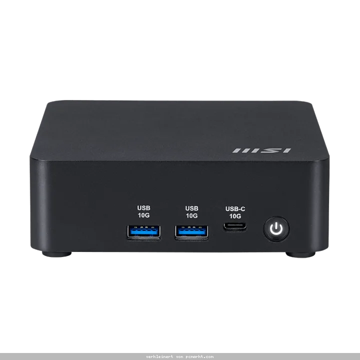 MSI Barebone Cubi NUC AI 1UMG-019BEU Intel Core Ultra 5 125H, Intel Grafik, 2x DDR5 SO-DIMM, 2x M.2, WIFI6E, BT 5.3, oOS
