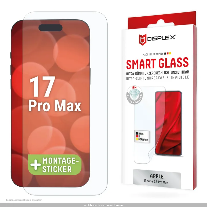 DISPLEX Smart Glass für Apple iPhone 17 Pro Max