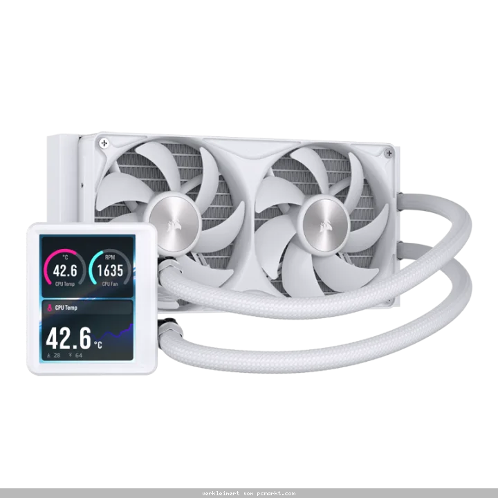 CORSAIR NAUTILUS II 240 RS LCD White | AiO-Wasserkühlung
