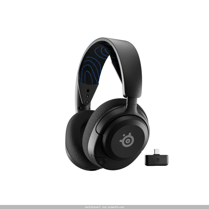 SteelSeries Arctis Nova 5P Wireless kabelloses Gaming Headset für PC, PlayStation, Switch und Mobilgeräte, ClearCast 2.X Mikrofon, 60 Stunden Akkulauf