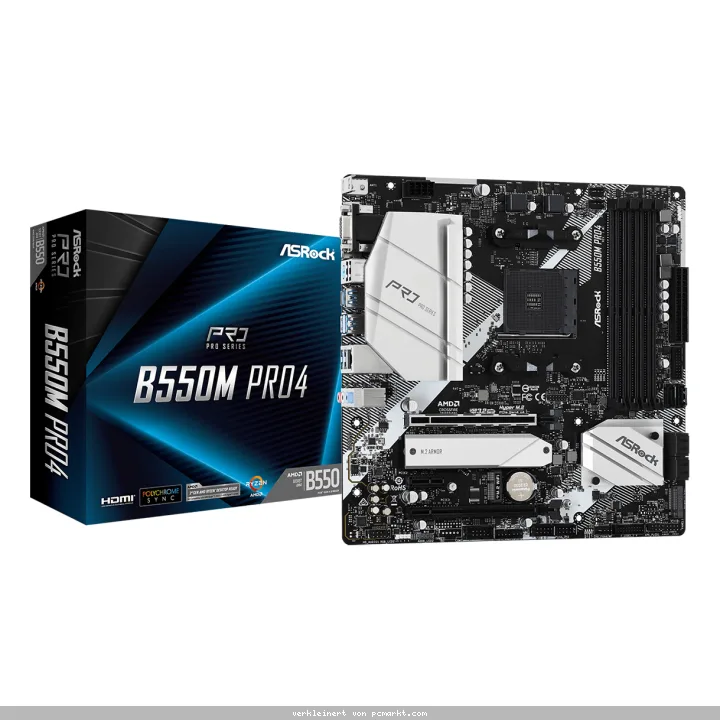 ASRock B550M Pro4 Mainboard Sockel AM4