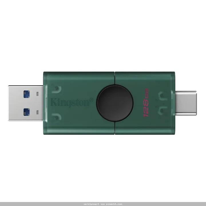 Kingston DataTraveler Duo Typ-A/Typ-C 256GB USB-Stick Dual-Slider, USB 3.2 Gen 1x1 (5 Gbit/s)