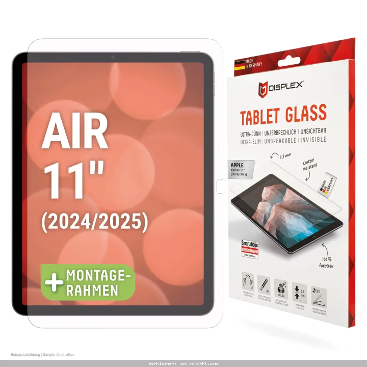 DISPLEX Tablet Glasschutzfolie für iPad Air 11" (2024/25)
