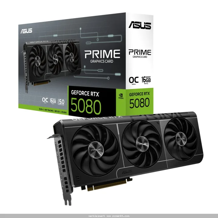 ASUS Prime GeForce RTX 5080 OC - 16GB GDDR7, HDMI, 3x DP