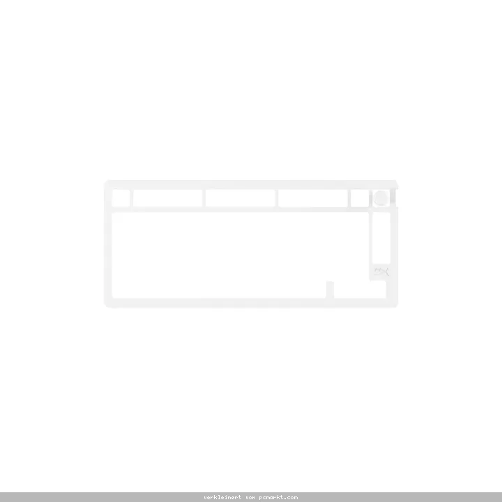 HyperX Alloy Rise Top Plate (White) | 100%