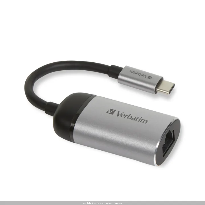 VERBATIM USB-C™ zu GIGABIT ETHERNET ADAPTER 10cm Kabel