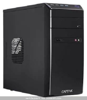 Captiva PC B7A 21V3 AMD Ryzen 7 5700G, 16GB RAM, 1000GB SSD, Radeon Grafik, A520, Windows 11 Home