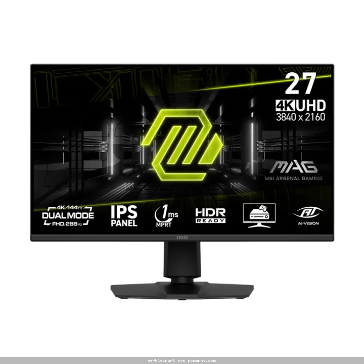 MSI MAG 275UPD E14 Gaming Monitor - 4K UHD, Dual Mode Dual Mode für UHD bei 144 Hz und FHD bei 288 Hz