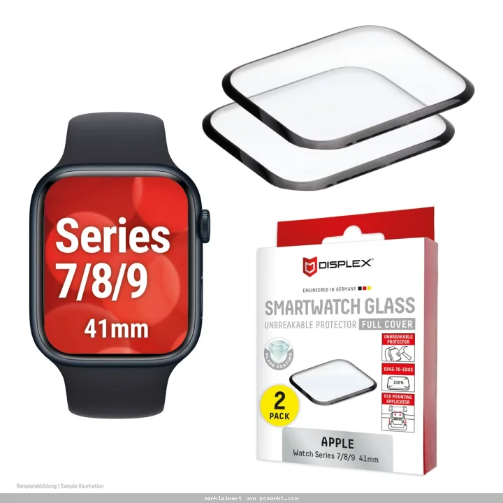 DISPLEX Watch Glass FC Apple Series 7/8/9, 41mm